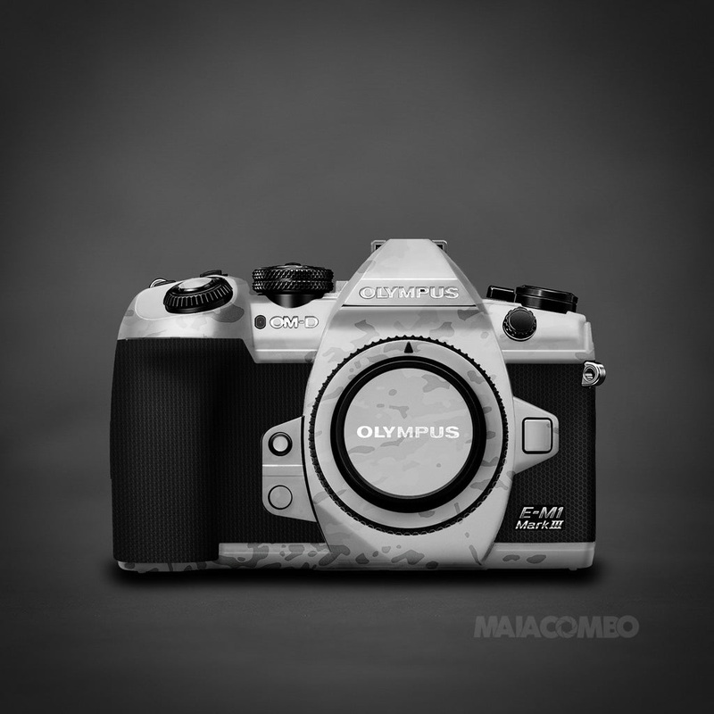 OLYMPUS OM-D E-M1 MARK III Camera Skin/ Wrap Alpine Camo Matrix