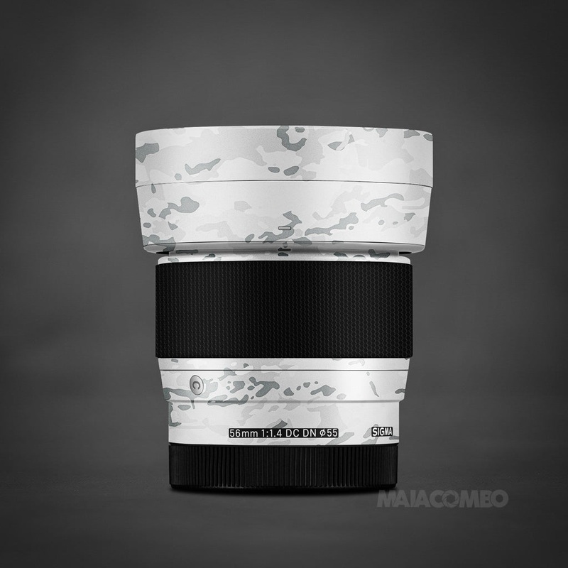 Sigma 56mm f/1.4 DC DN (C) Lens Skin for Sony E Alpine Camo