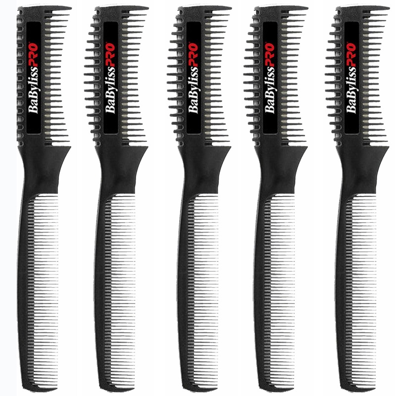 5x BaByliss Pro Professional Texturizing Comb #BCUTCOMB