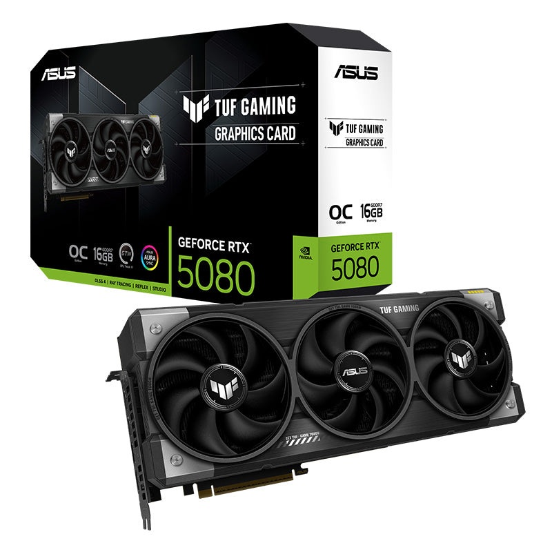 Asus TUF Gaming GeForce RTX 5080 16G OC Graphics Card (TUF-RTX5080-O16G-GAMING) Umart Online