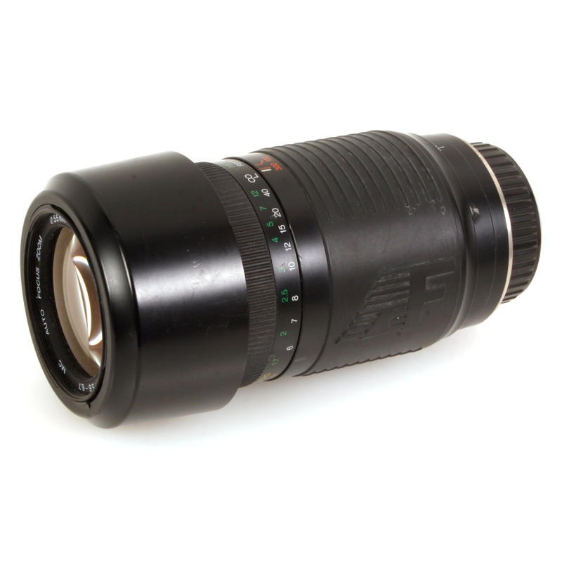 Vivitar Long Telephoto Lens for Sony Minolta w/ Hood/Caps/Macro