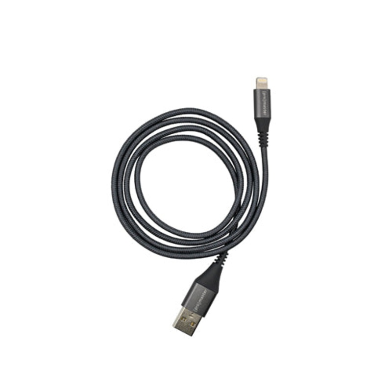 ProMaster Lightning to USB A iPhone Charger Cable – 3.3′ – Grey
