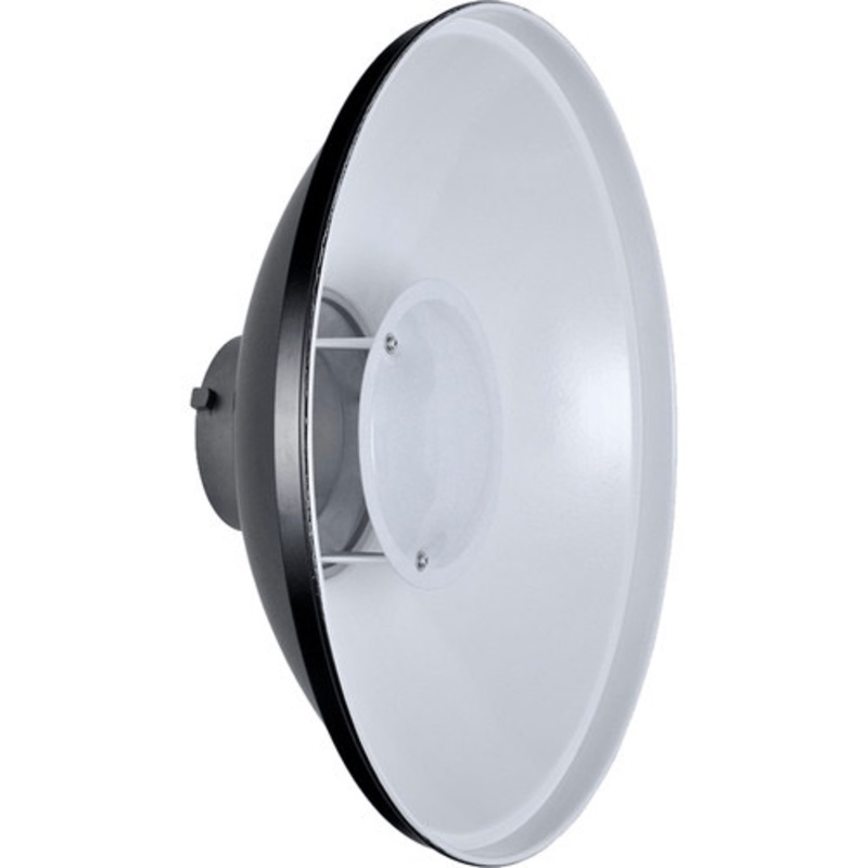 Godox Beauty Dish Reflector (White, 16.5″)