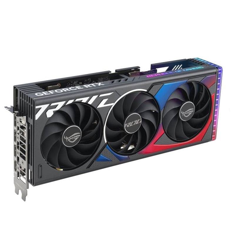 ASUS ROG Strix GeForce RTX 4060 OC Edition Gaming Graphics Card (PCIe 4.0, 8GB GDDR6, DLSS 3, HDMI 2.1a, DisplayPort 1.4a, Axial-tech fan design, Aura Sync) ROG-STRIX-RTX4060-O8G-GAMING