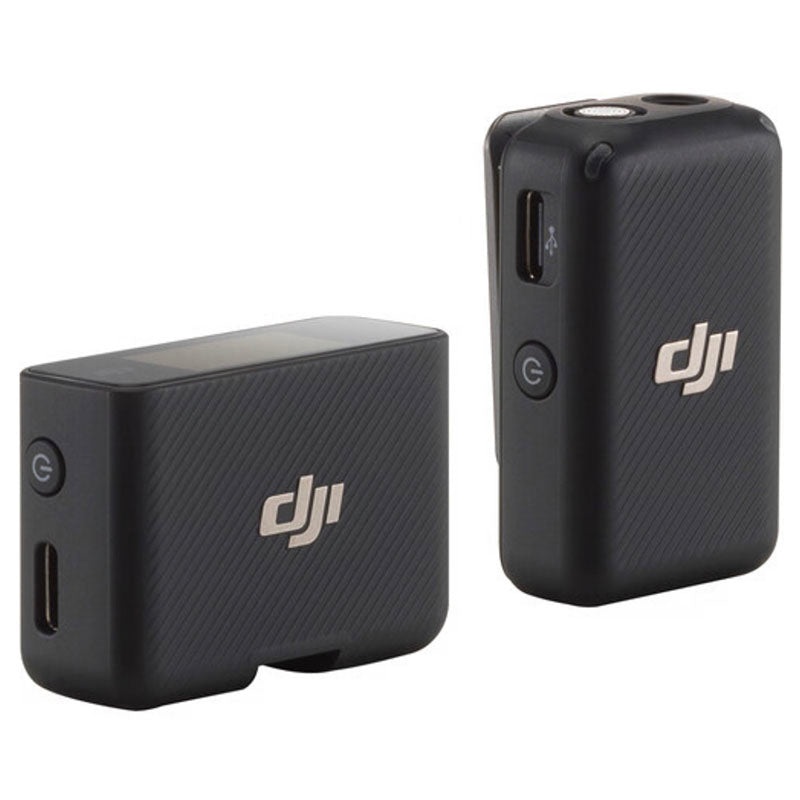 DJI Mic Compact Digital Wireless Microphone System/Recorder for Camera & Smartphone (2.4 GHz)