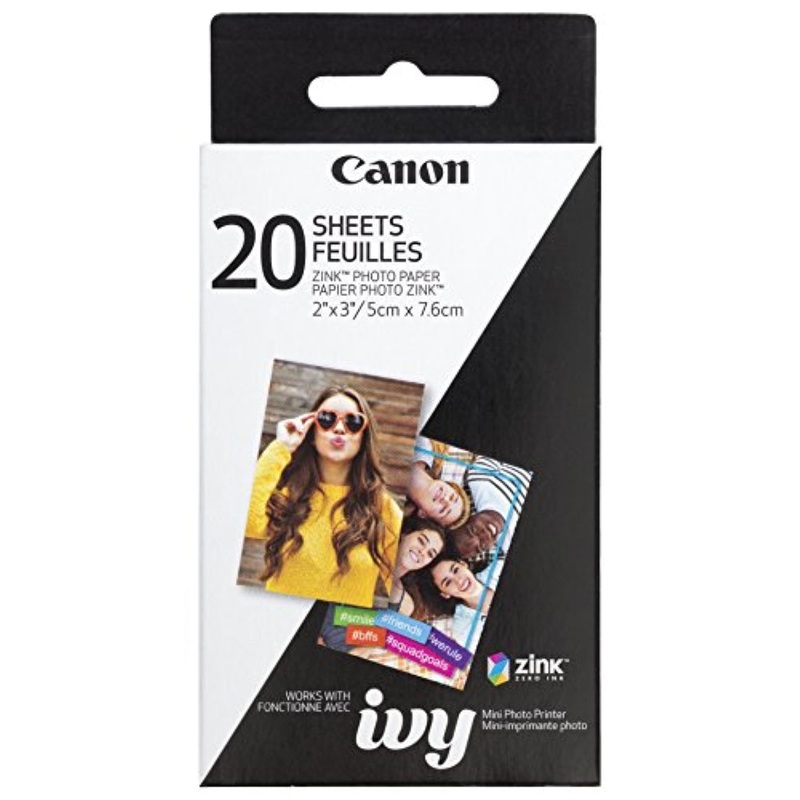 Canon 2 x 3″ ZINK Photo Paper Pack | 20 Sheets