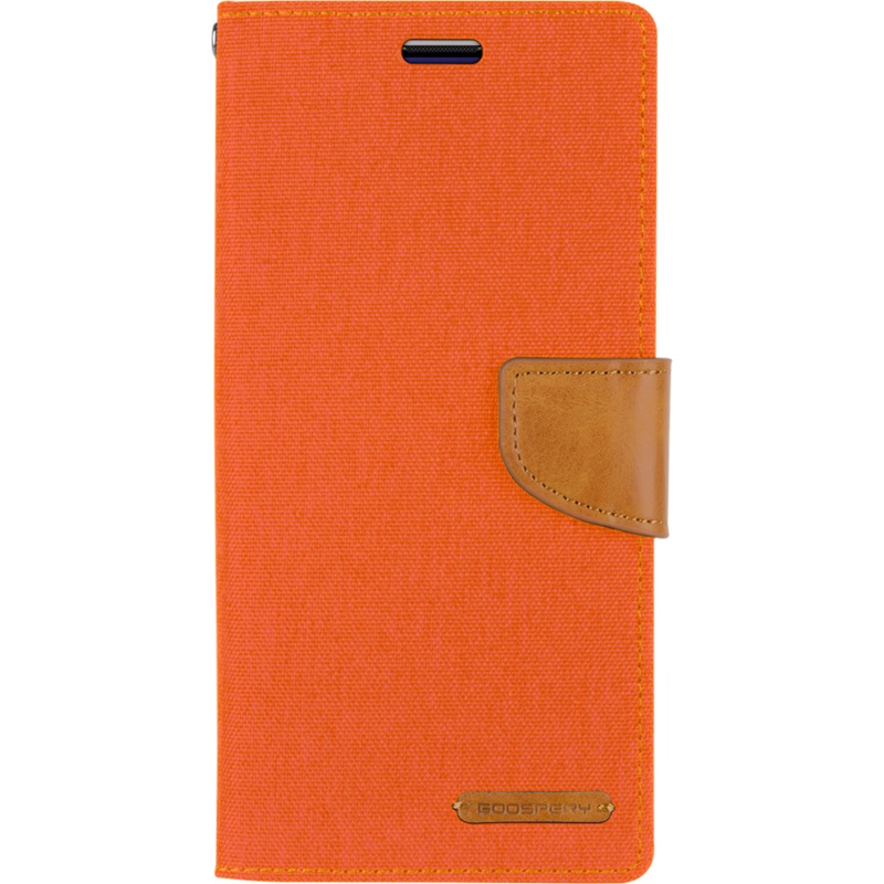 Goospery Canvas Diary For iPhone 12 mini – Orange Phonnic