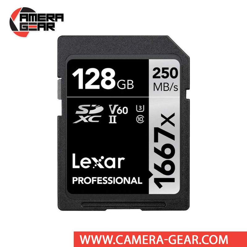Lexar 128GB Professional 1667x UHSII SDXC Memory Card