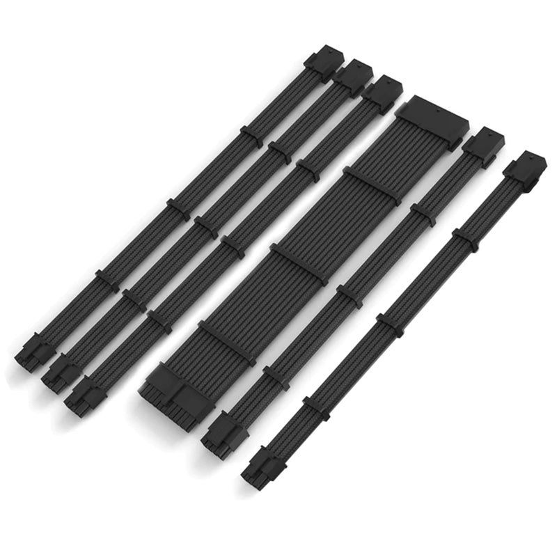 Cruxtec PPS6-BK Sleeved Extension Cable Kit Black Umart Online