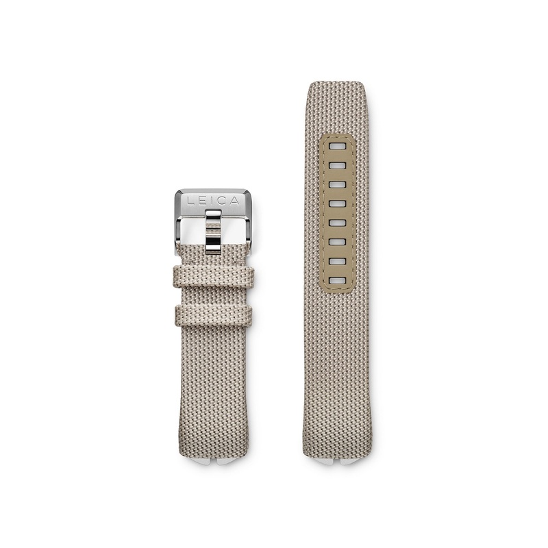 Fabric Strap beige / Steel buckle