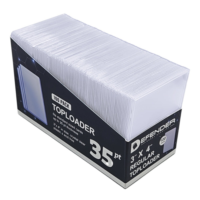 Defender 35PT Toploaders 100 Pack Hobby Accessories