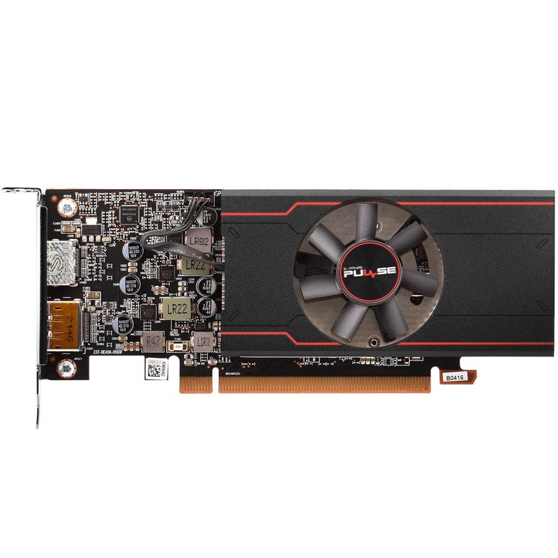 SAPPHIRE PULSE Radeon RX 6400 4GB GDDR6 PCI Express 4.0 Low Profile Video Card 11315-01-20G