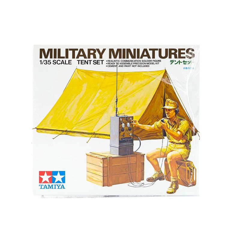 Tamiya 1/35 Military Tent Set Scaled Plastic Model Kit Hobbyco