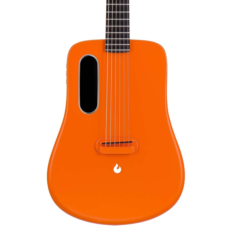 LAVA ME 2 36 inch Carbon Fiber Guitar with effects Acoustic Electric Guitar with Picks Hard Case (Freeboost-Orange)