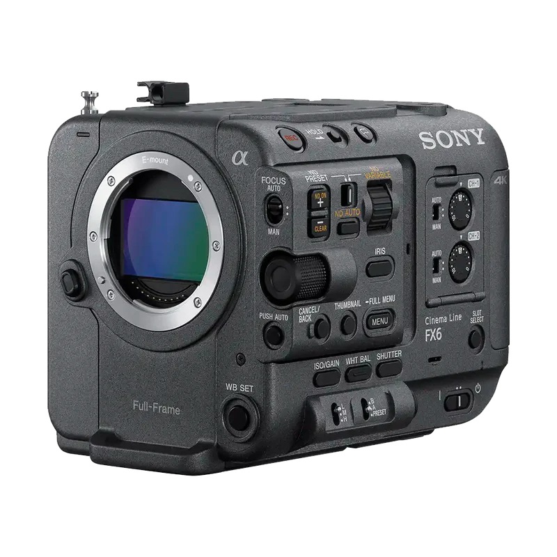 Sony Cine Line FX6 Full-Frame Cinema Camera (Body Only)
