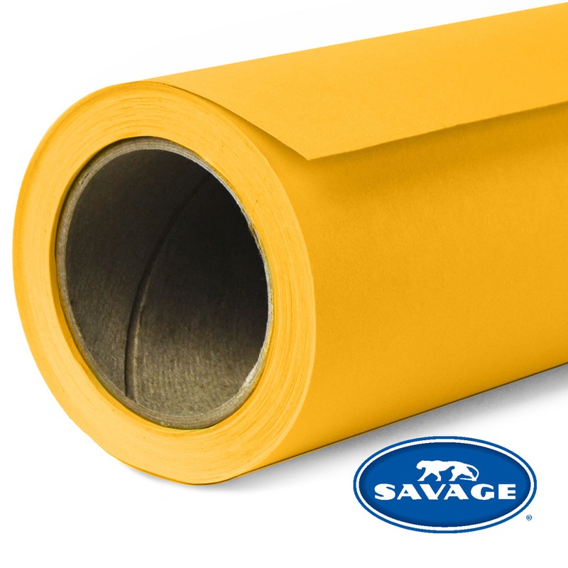 SAVAGE PAPER BACKDROP 53 DEEP YELLOW
