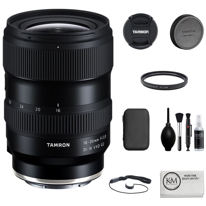 Tamron 16-30mm F/2.8 Di III VXD G2 Lens | Sony E Bundled with 67mm UV Filter + Camera Cleaning Kit + Cleaning Lens Pen + Lens Cap Keeper + Microfiber Cleaning Cloth (6 Items)