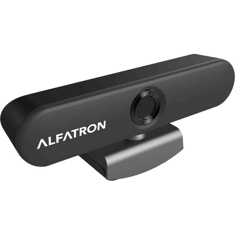Alfatron ALF-CAM200 Full HD 1080P@30fps Web Camera w/Built-in Microphone, 96-Degree Field of View, USB Connection for Video Conference Calls, Meetings & More