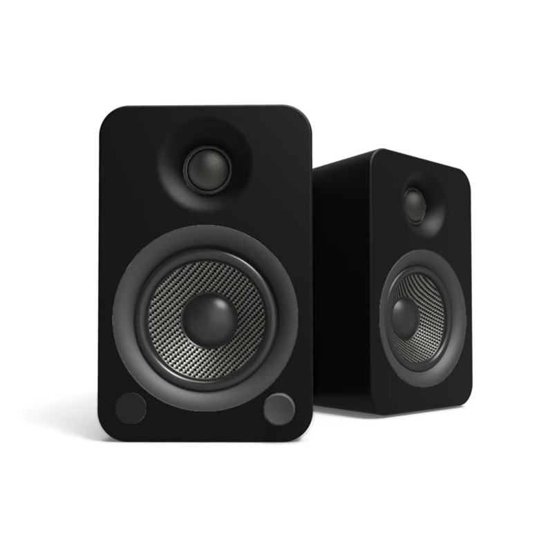 Kanto YU4 140W Powered Speakers with Bluetooth and Preamp (Matte Black) Elite Electronics