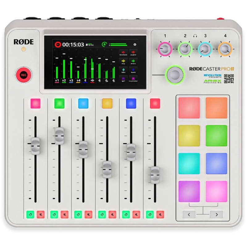 Rode RODECaster Pro II Audio Production Studio (White)