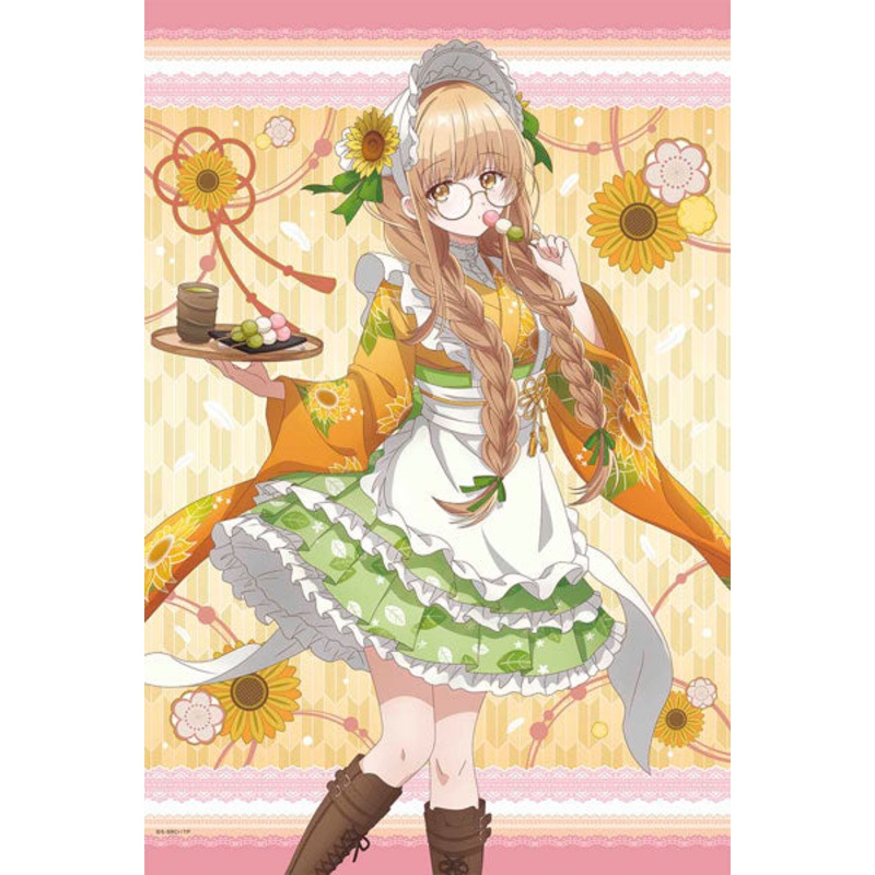 The Angel Next Door Spoils Me Rotten New Illustration B2 Wall Scroll Japanese Style Maid ver.