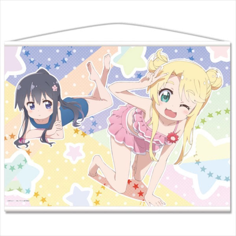 Watashi ni Tenshi ga Maiorita! B2 Wall Scroll A Hana Shirosaki & Noa Himesaka Swimsuit