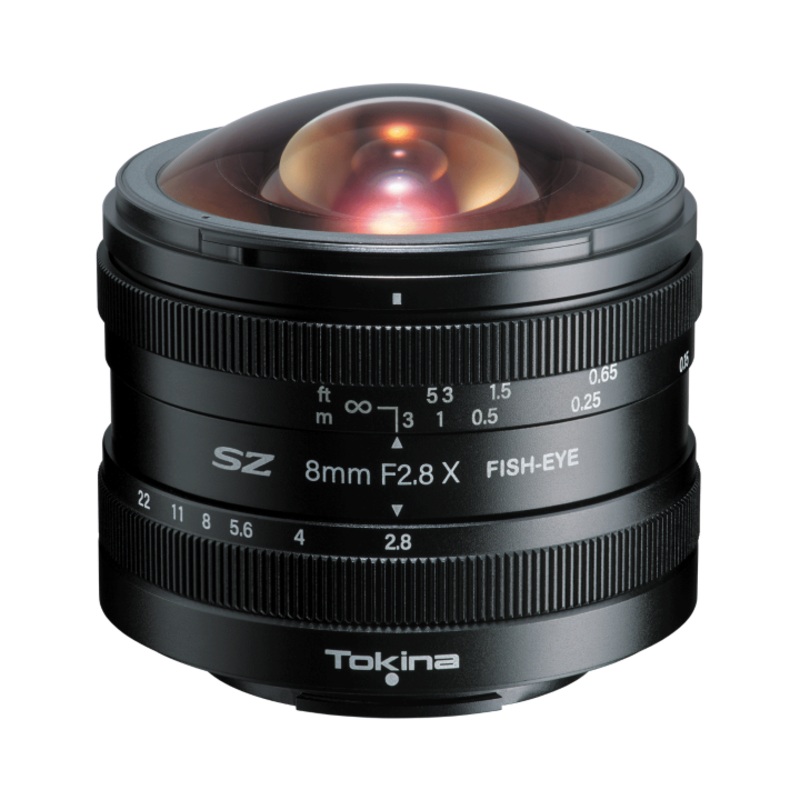 Tokina SZ 8mm F2.8 Fisheye MF Fujifilm X Lens