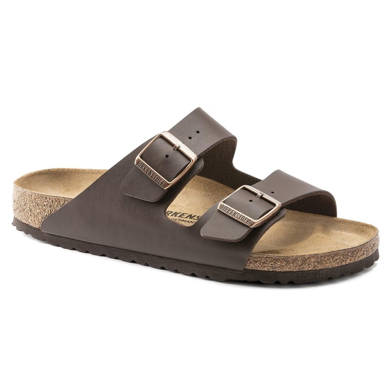 Birkenstock Unisex Arizona Suede Sandals, Darkbrown – 36 N EU (US Women EU’s 5-5.5)