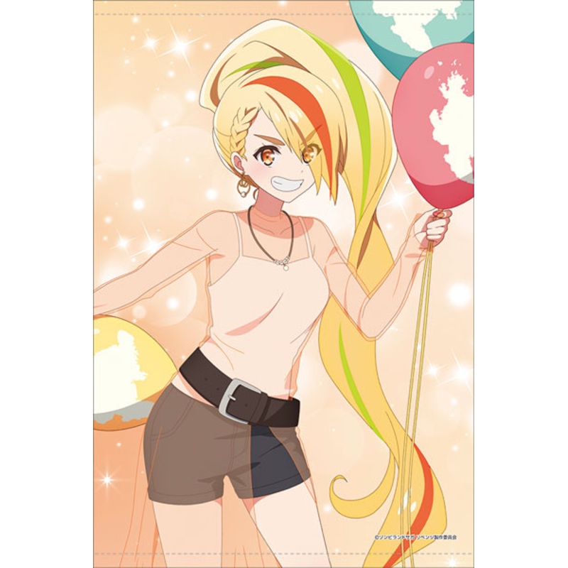 Zombie Land Saga Revenge New Illustration B2 Wall Scroll Dress ver. (2) Saki Nikaidou