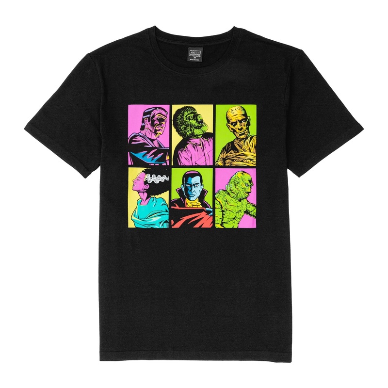Universal Monsters – Character Panel T-Shirt (Large)