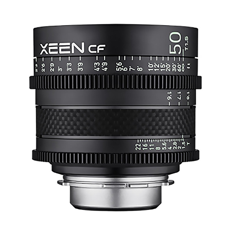 XEEN 50mm T1.5 CF Mount Cinema Lens – Sony FE Mount