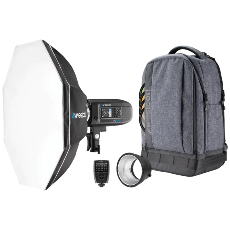 Westcott FJ400 Strobe 1-Light Backpack Kit with FJ-X3m Universal & Sony Wireless Trigger