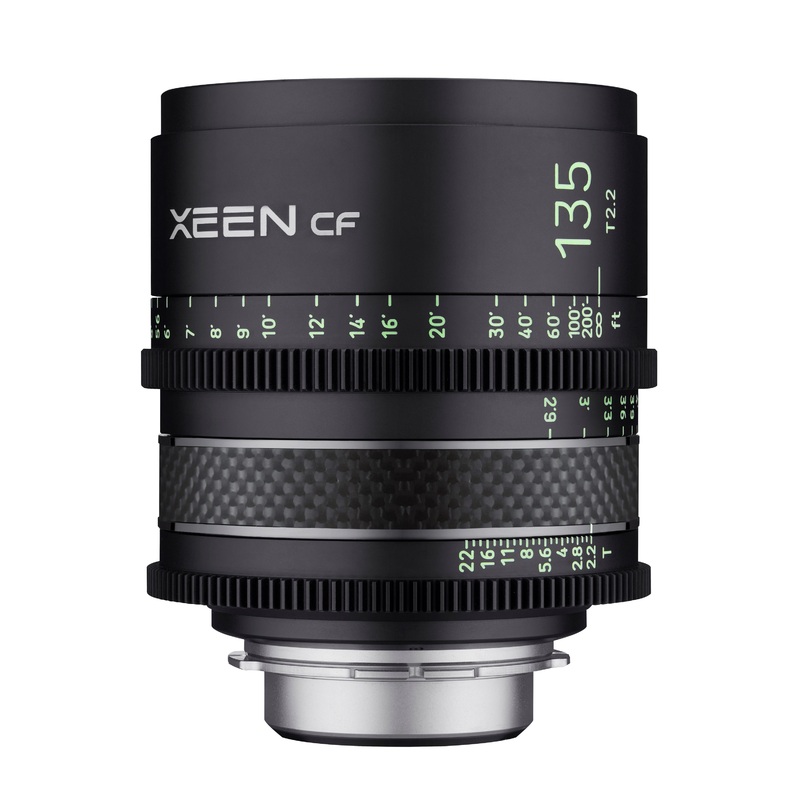 135mm T2.2 Telephoto XEEN CF Pro Cinema Lens Canon EF