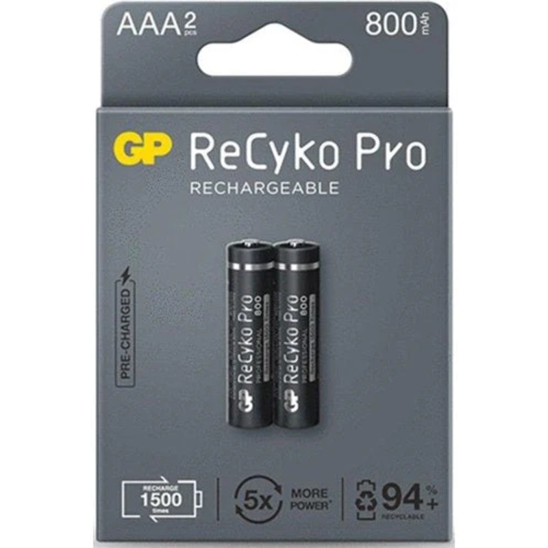 GP ReCyko Pro 2 Pack AAA