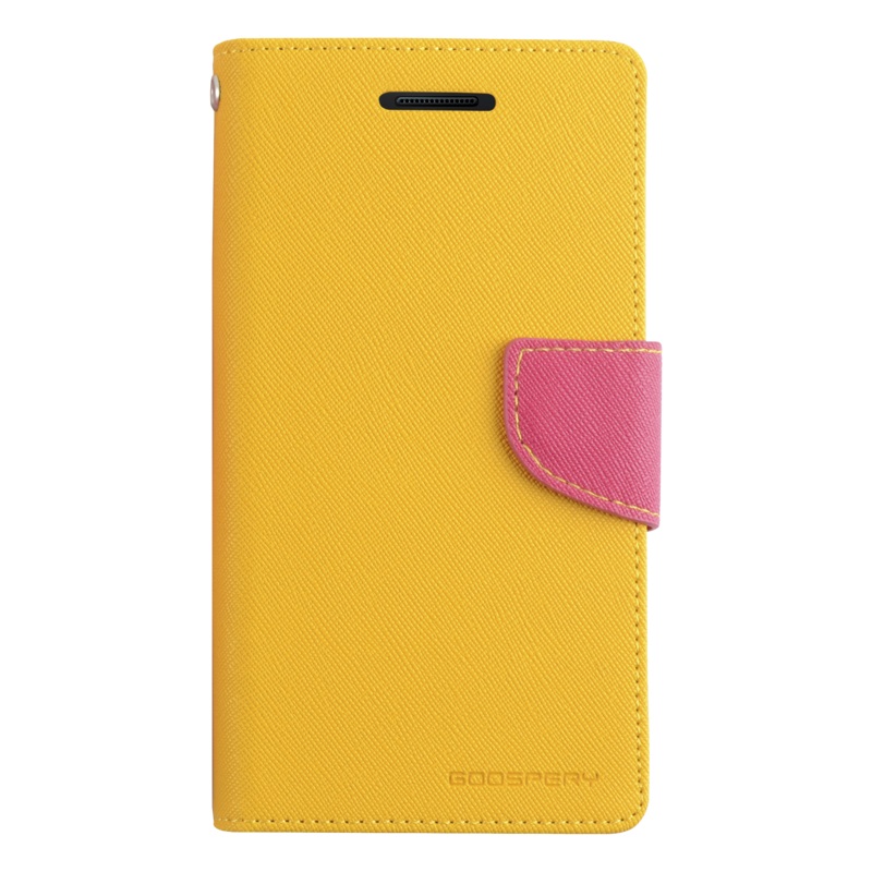 Goospery Fancy Diary for iPhone 11 Pro Max – Yellow/ Hot Pink Phonnic