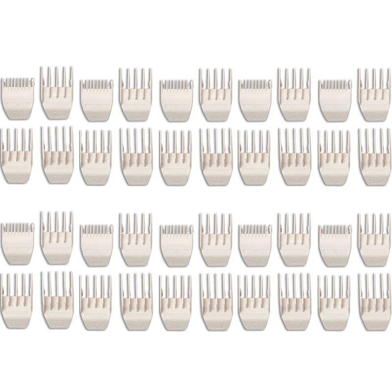 10 Units Wahl Peanut Guides 4 Pcs Set Fits Peanut, Beret, Sterling Mag – White #3166-100