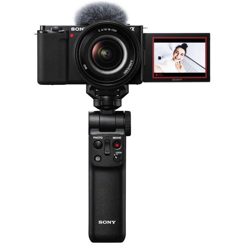 Sony ZV-E10 Mirrorless Camera w/ 16-50mm Lens (Black) Vlogger Kit