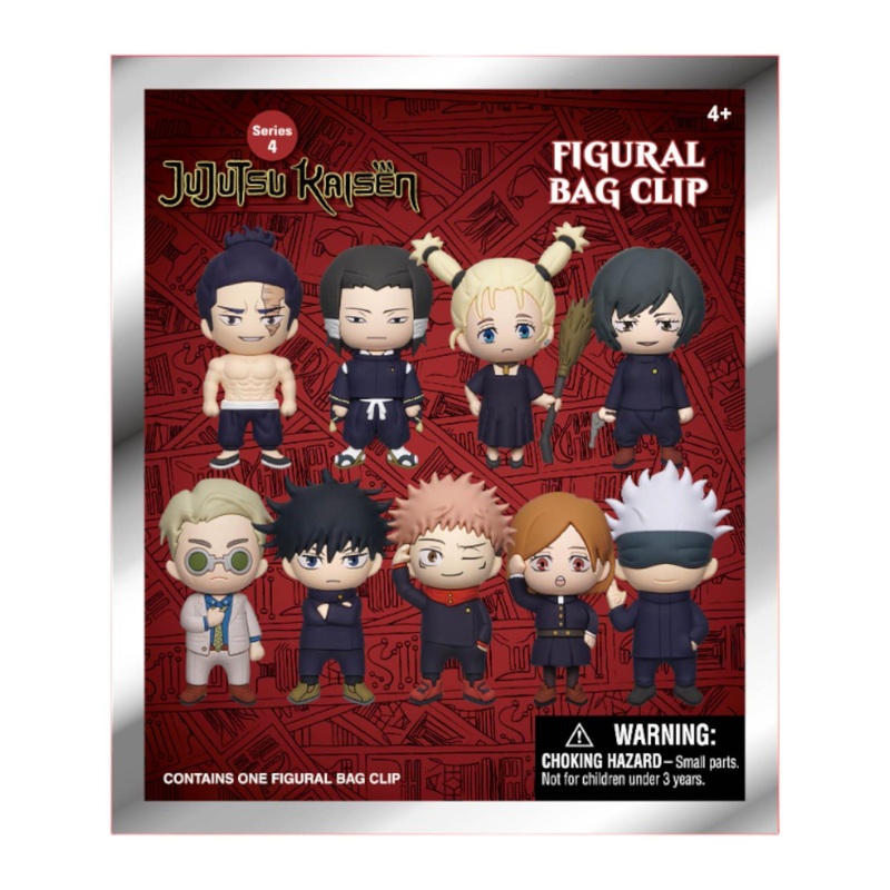 Jujutsu Kaisen – 3D PVC Bag Clip Series 4 (Blind Bag)