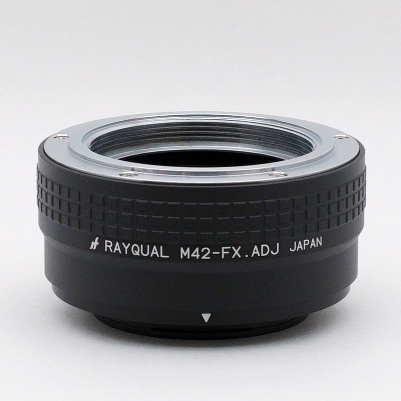 Rayqual Lens Mount Adapter for M42 ADJ type lens to Fujifilm X-Mount Camera Made in Japan M42-FX.ADJ