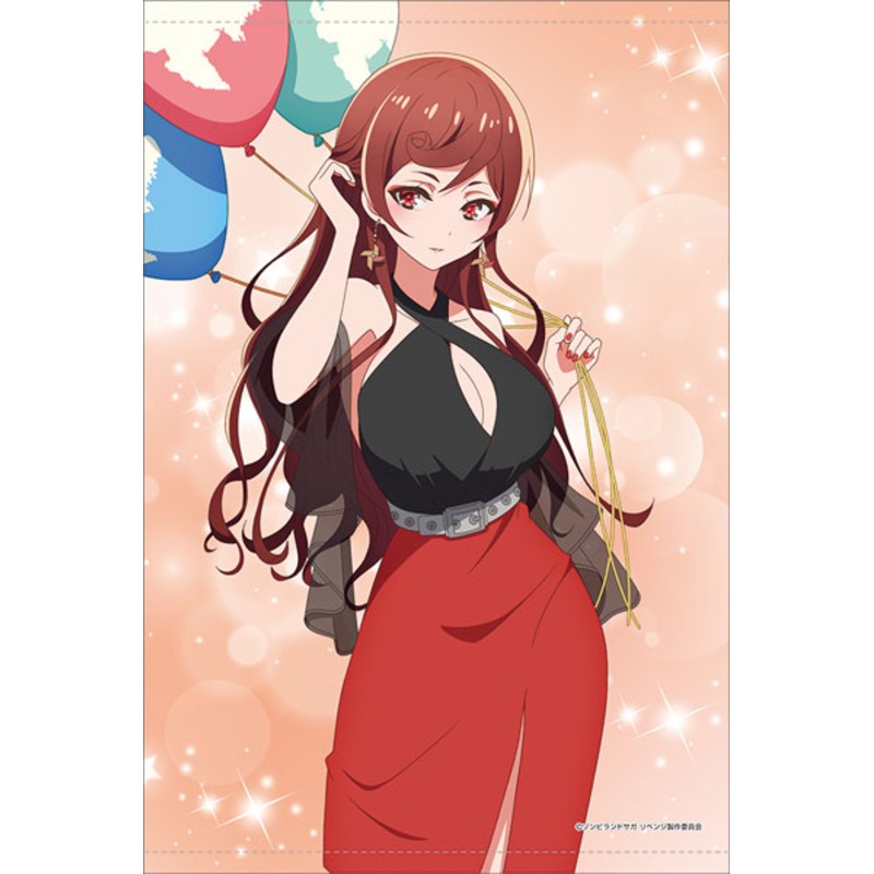 Zombie Land Saga Revenge New Illustration B2 Wall Scroll Dress ver. (5) Yuugiri