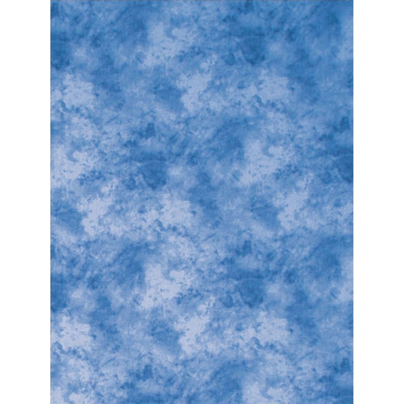ProMaster Cloud Dyed Backdrop – 10′ x 12′ – Medium Blue