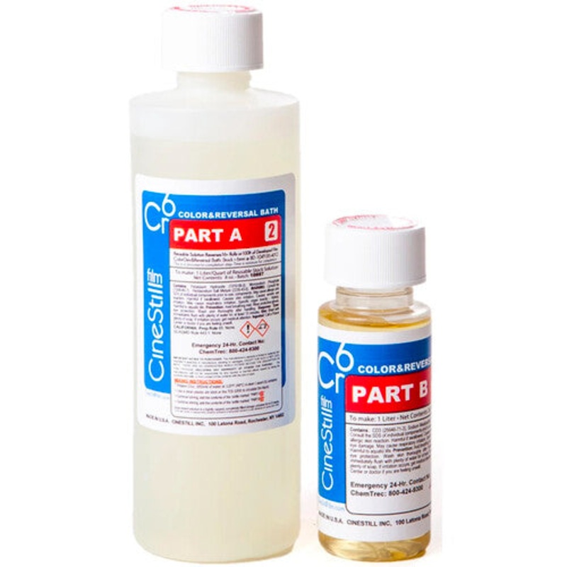 CineStill Film Cr6 Color & Reversal 2-in-1 Slide Solution for 16+ Rolls