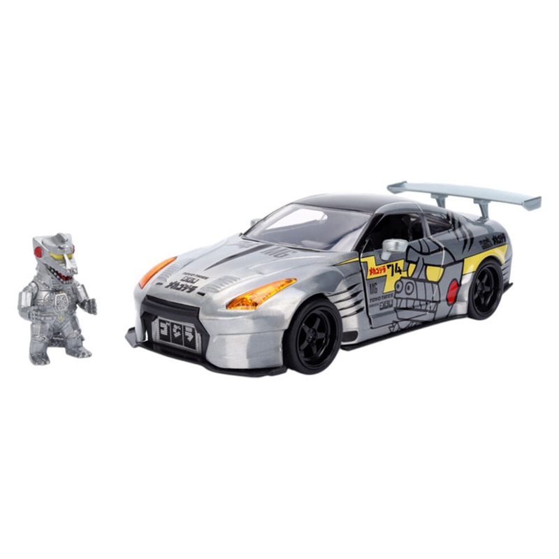 Jada 1:24 Scale Godzilla 2009 Nissan GT-R R35 Ben Sopra Diecast Vehicle Above Toys