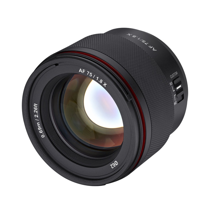 Samyang 75mm f/1.8 UMC II Lens for Fujifilm X Mount