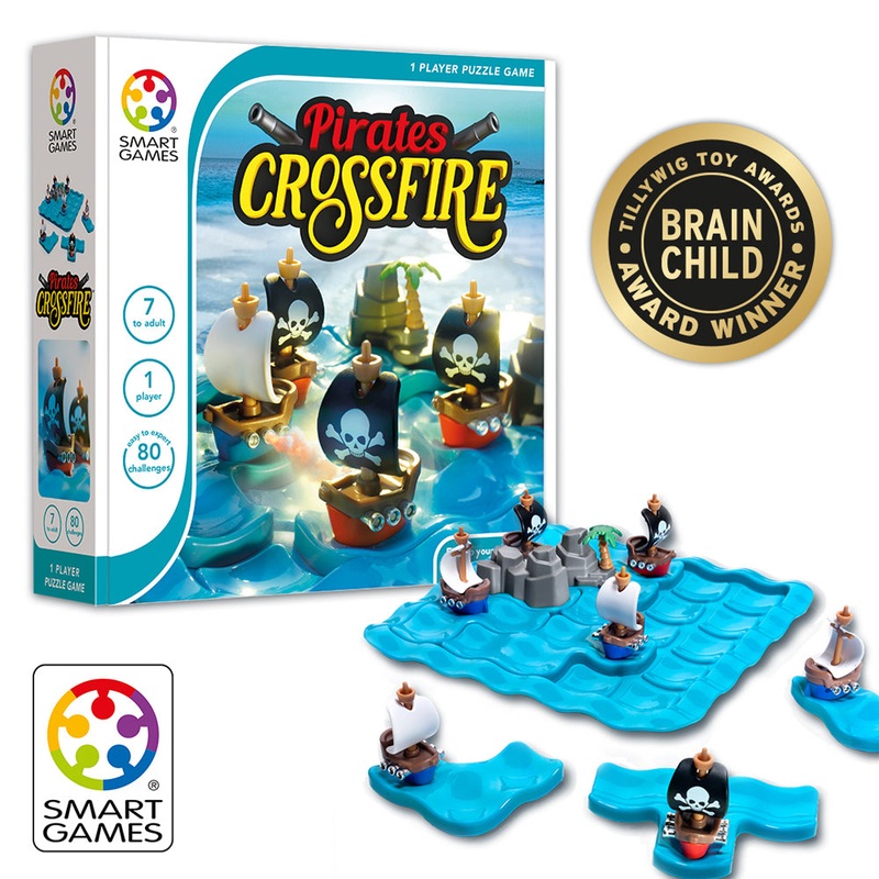 Smart Games Pirates Crossfire Pretend Toy Puzzle Game KG Super Store