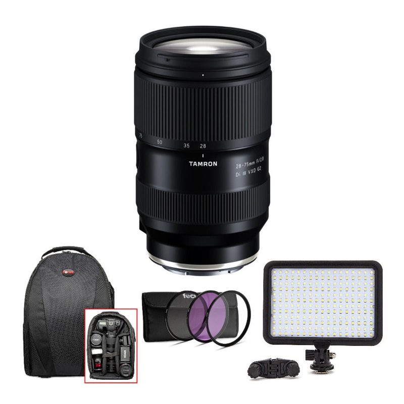 Tamron 28-75mm f/2.8 Di III VXD G2 Lens for Sony E-Mount with Backpack Bundle