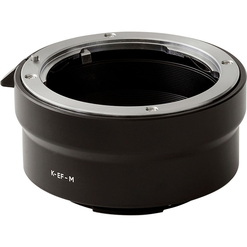 Urth Lens Mount Adapter: Compatible with Pentax K Lens to Canon EF-M Camera Body