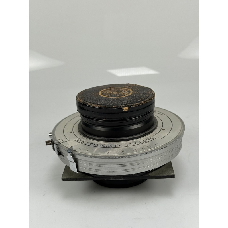 GOERZ 24 IN 610mm INCH F11 ARTAR APOCHROMAT RED DOT BARREL LENS w/ ilex no 5 shutter