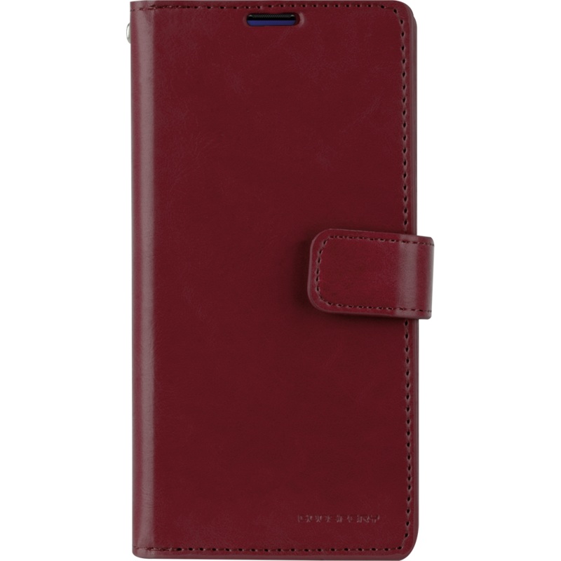 Goospery Mansoor Diary for Galaxy S10 5G in Black, Brown, Gold, Hot Pink, Mint, Navy, Red, Wine – Wine Phonnic