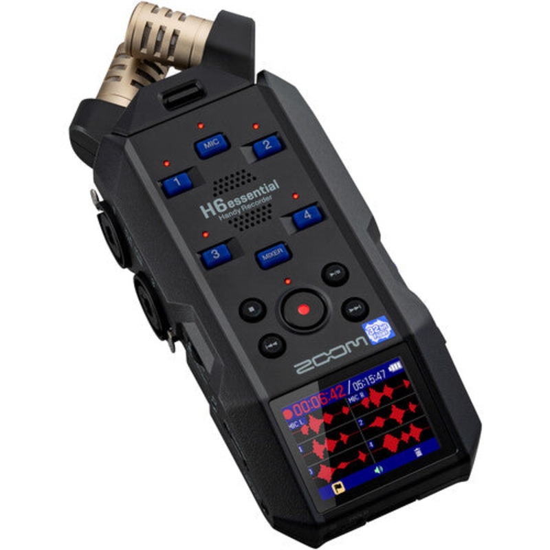 ZoomH6 Essential  6Track 32Bit Float Portable Audio Recorder